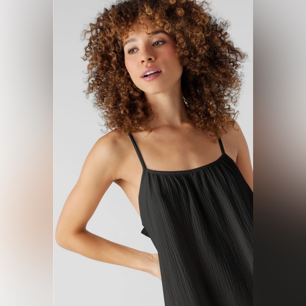 🎉HP HOST PICK🎊 NWT Sol Angeles Maxi Dress XS S M L XL Black Cami Maxi Dress - Picture 2 of 4